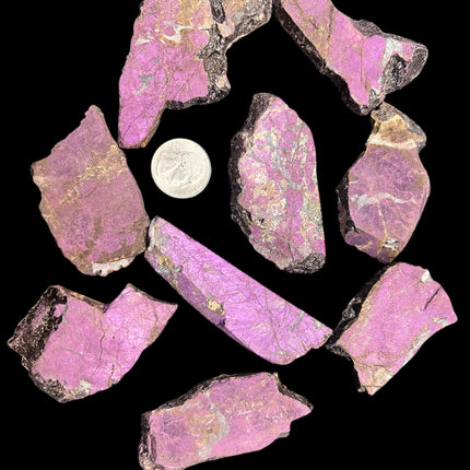 Purpurite Slabs | Ethically Sourced Purple Phosphate Crystal (Multiple Weights)