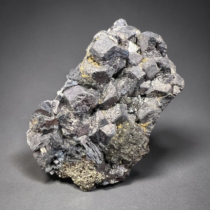 Chalcopyrite with Galena crystal cluster 72 grams metallic mineral specimen Raven’s Cauldron, Delaware, OH