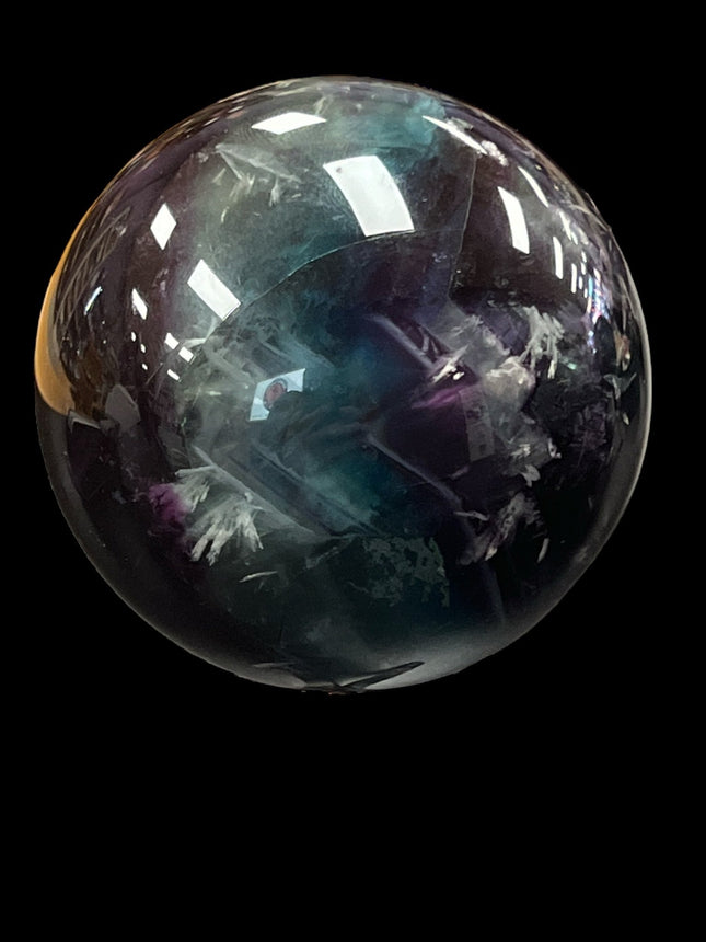 Rainbow Fluorite Sphere - AAA - Raven's Cauldron