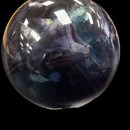 Rainbow Fluorite Sphere - AAA - Raven's Cauldron