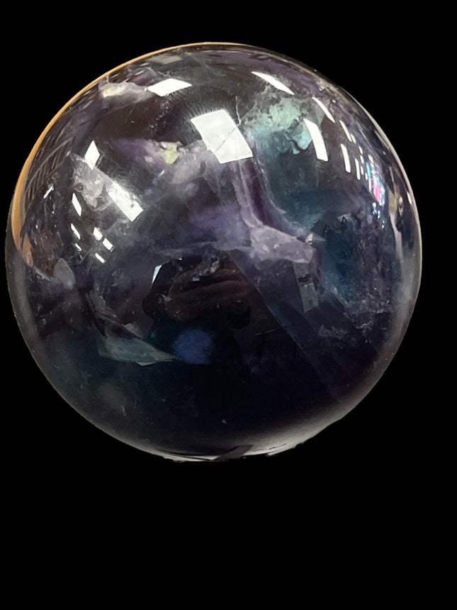 Rainbow Fluorite Sphere - AAA - Raven's Cauldron