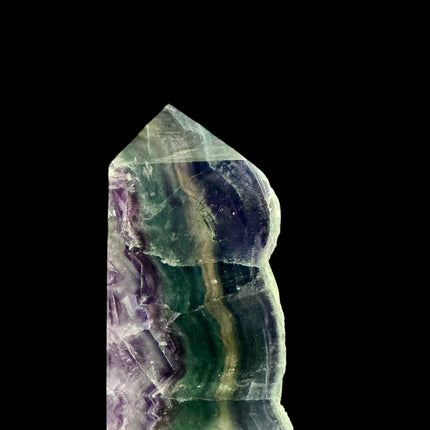 Rainbow Fluorite Tower - Raw and Polished - Raven's Cauldron