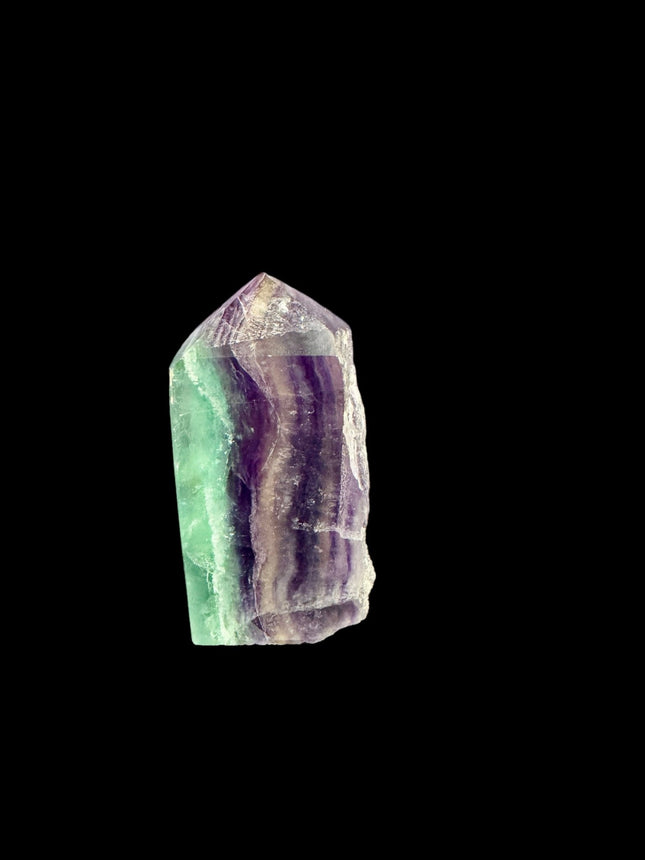 Rainbow Fluorite Tower - Raw and Polished - Raven's Cauldron