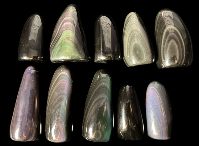 Rainbow Obsidian Free Forms - Raven's Cauldron