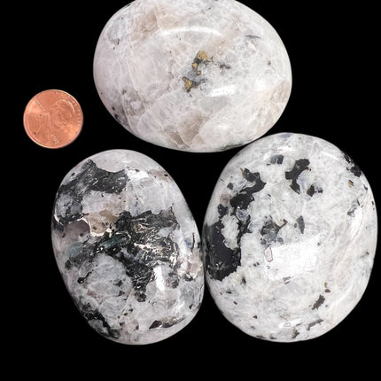 Rainbow Moonstone Palm Stones, from Raven's Cauldron, 6 N Sandusky St, Delaware, OH 43015