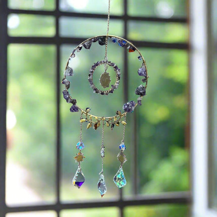 Raw Amethyst Sun Catcher - Raven's Cauldron