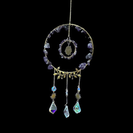 Raw Amethyst Sun Catcher - Raven's Cauldron