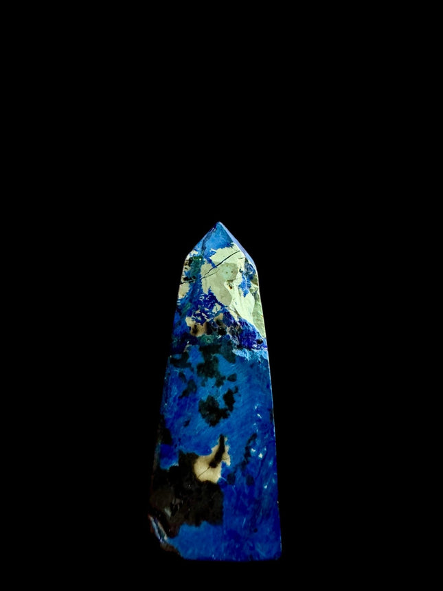 Raw Azurite Malachite Tower - Raven's Cauldron