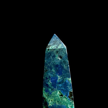 Raw Azurite Malachite Tower - Raven's Cauldron