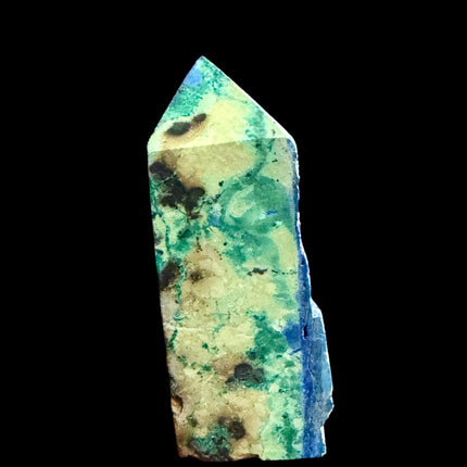 Raw Azurite Malachite Tower - Raven's Cauldron