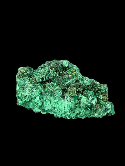 Raw Fibrous Malachite Crystal, Green Malachite Stone, Natural Malachite, Crystal Shop Decor, Azurite Crystal