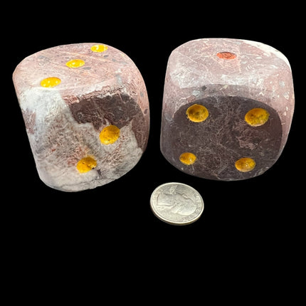 Red Zebra Jasper Dice - 6 Sided - Raven's Cauldron