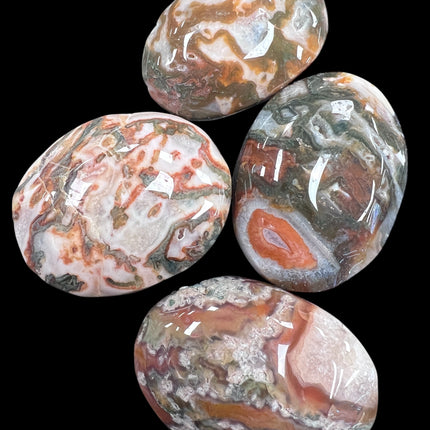 Red Moss Agate Palm Stone - Raven's Cauldron, 6 N Sandusky St, Delaware, OH 43015