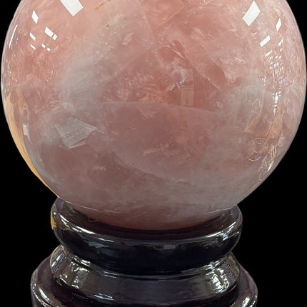 Rose Quartz Sphere - Massive - 28 Pounds - Exquisite - Raven's Cauldron