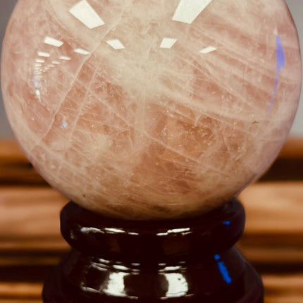 Rose Quartz Sphere - Massive - 28 Pounds - Exquisite - Raven's Cauldron