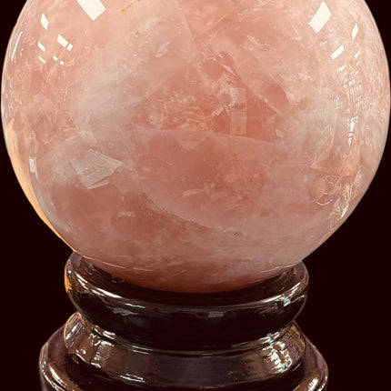 Rose Quartz Sphere - Massive - 28 Pounds - Exquisite - Raven's Cauldron