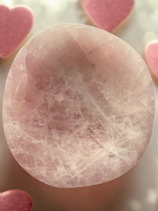 rose quartz bowl 5.25 inches wide Raven's Cauldron 6 N Sandusky St Delaware, OH 43015