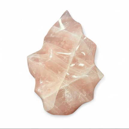Rose Quartz crystal Flame