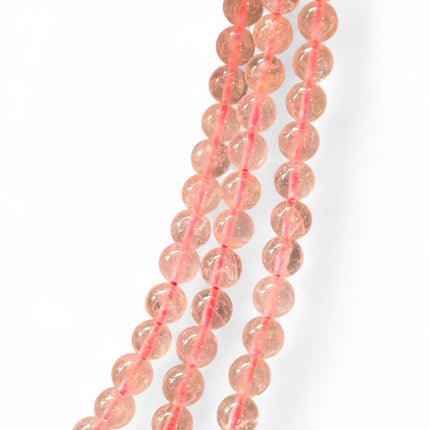 Rose Quartz 6mm Bead Strand – 14" Natural Crystal Beads for Jewelry Making & Heart Healing