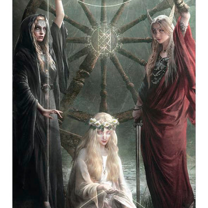 The Runic Tarot Mini boxed tarot deck by Jack Sephiroth inspired by Norse mythology and rune wisdom Raven's Cauldron, Delaware, OH