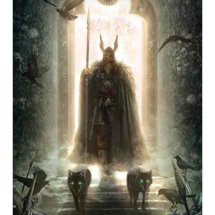 The Runic Tarot Mini boxed tarot deck by Jack Sephiroth inspired by Norse mythology and rune wisdom Raven's Cauldron, Delaware, OH