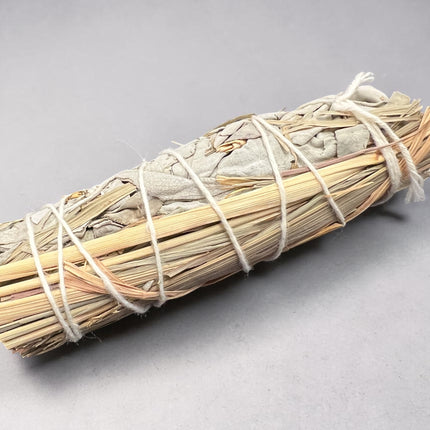 White Sage and Lemongrass smudge bundle 4 inch 26 grams for energy cleansing and space purification Raven’s Cauldron, Delaware, OH