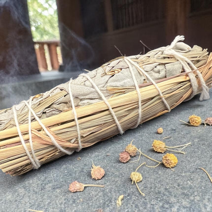 White Sage and Lemongrass smudge bundle 4 inch 26 grams for energy cleansing and space purification Raven’s Cauldron, Delaware, OH
