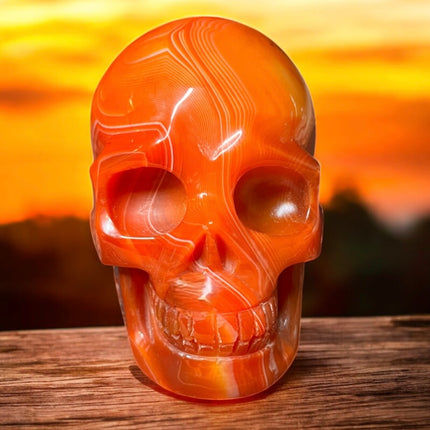 807 gram Sardonyx crystal carving from Raven’s Cauldron