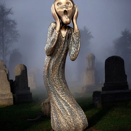 Raven Sccream Edvard Munch's The Scream Statue - Veronese Design - Raven's Cauldron