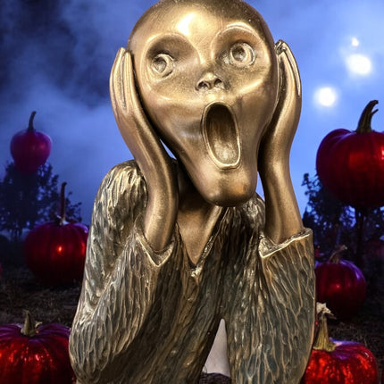Raven Sccream Edvard Munch's The Scream Statue - Veronese Design - Raven's Cauldron
