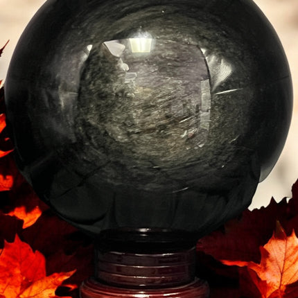 Black_Sheen_Obsidian_Sphere_Raven’s_Cauldron_6th_North_Sandusky_Street_Delaware_Ohio_43015