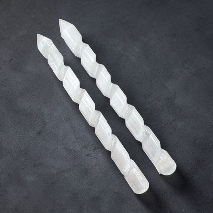 Selenite wand from Raven's Cauldron, 6 N Sandusky St, Delaware, OH 43015