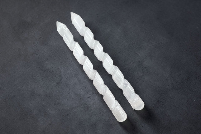Selenite wand from Raven's Cauldron, 6 N Sandusky St, Delaware, OH 43015