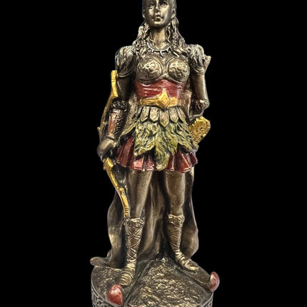 Skadi, Norse Mythology, Goddess of the Wilderness, Miniature Statue by Veronese Design - Raven's Cauldron