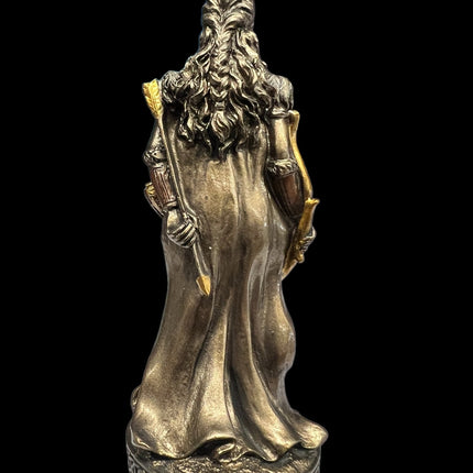 Skadi, Norse Mythology, Goddess of the Wilderness, Miniature Statue by Veronese Design - Raven's Cauldron