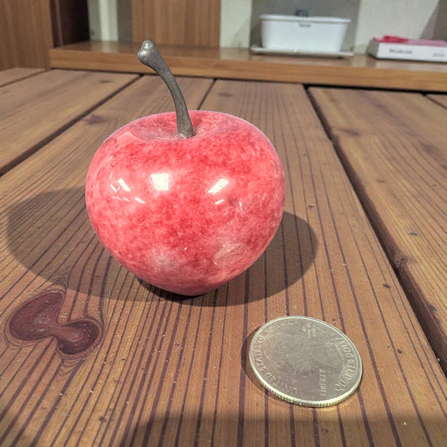 Red marble apple from Raven's Cauldron 6 North Sandusky St Delaware Ohio 43015