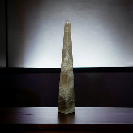 Smoky Quartz Obelisk / Tower - 8 Inches Tall - Raven's Cauldron