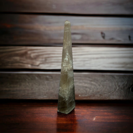 Smoky Quartz Obelisk / Tower - 8 Inches Tall - Raven's Cauldron