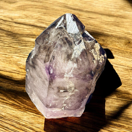Skeletal Window Smoky Amethyst Point – 89 grams, from Chiredzi, Zimbabwe, Raven’s Cauldron, 6 N Sandusky St, Delaware, OH 43015