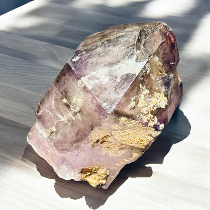 Skeletal Window Smoky Amethyst Point – 89 grams, from Chiredzi, Zimbabwe, Raven’s Cauldron, 6 N Sandusky St, Delaware, OH 43015