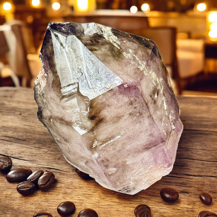 Skeletal Window Smoky Amethyst Point – 89 grams, from Chiredzi, Zimbabwe, Raven’s Cauldron, 6 N Sandusky St, Delaware, OH 43015