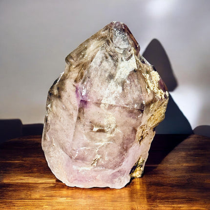 Skeletal Window Smoky Amethyst Point – 89 grams, from Chiredzi, Zimbabwe, Raven’s Cauldron, 6 N Sandusky St, Delaware, OH 43015