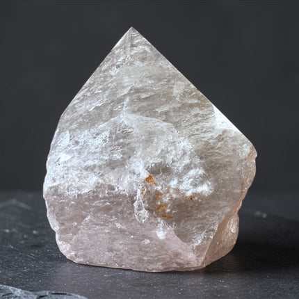 Smoky Quartz semi-polished crystal point for grounding and protection energy from Raven's Cauldron, 6 N Sandusky St, Delaware, OH 43015