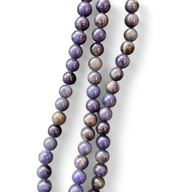 Sodalite 6mm Bead Strand – 14" Natural Crystal Beads for Jewelry Making & Spiritual Insight