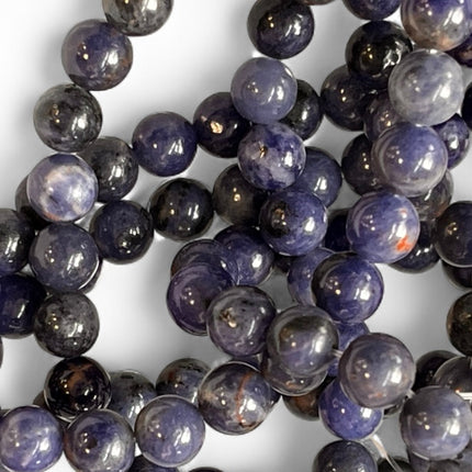 Sodalite 6mm Bead Strand – 14" Natural Crystal Beads for Jewelry Making & Spiritual Insight
