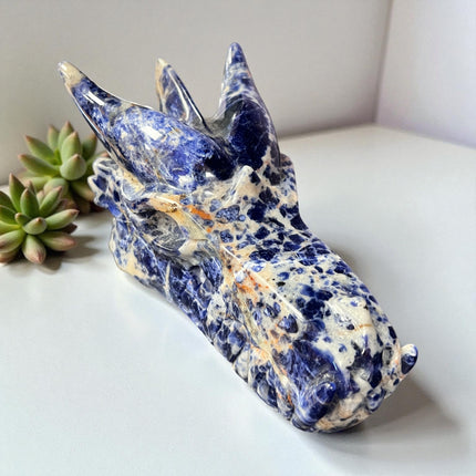 Sodalite Dragon Skull from Raven's Cauldron, 6 N Sandusky St, Delaware, OH 43015