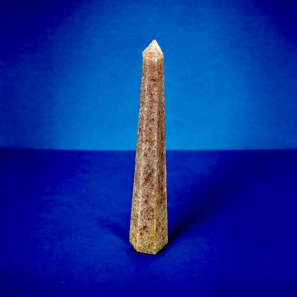 Strawberry Quartz Obelisk / Tower - 10 Inches Tall - Raven's Cauldron