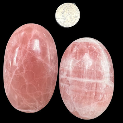 Strawberry Calcite Palm Stone from Raven's Cauldron, 6 N Sandusky St, Delaware, OH 43015
