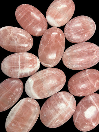 Strawberry Calcite Palm Stone from Raven's Cauldron, 6 N Sandusky St, Delaware, OH 43015