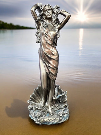 The Birth of Aphrodite, Greek Goddess of Love and Beauty, Statue by Veronese Design - Raven's Cauldron